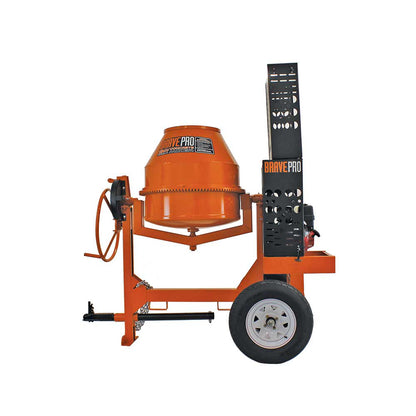 BravePro Concrete Mixer | 9 Cu. Ft. Steel Drum | Honda GX270