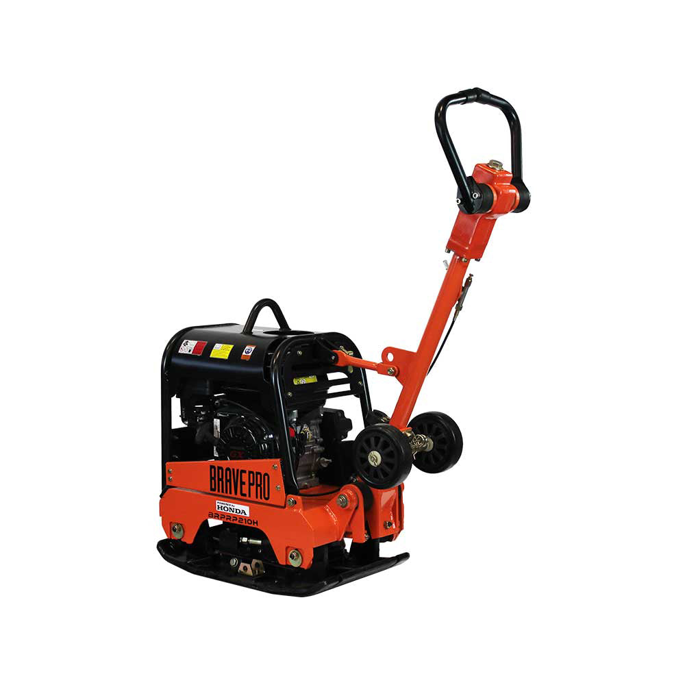 BravePro Reversible Plate Compactor | 15 In. | Wheel Kit | Honda GX160