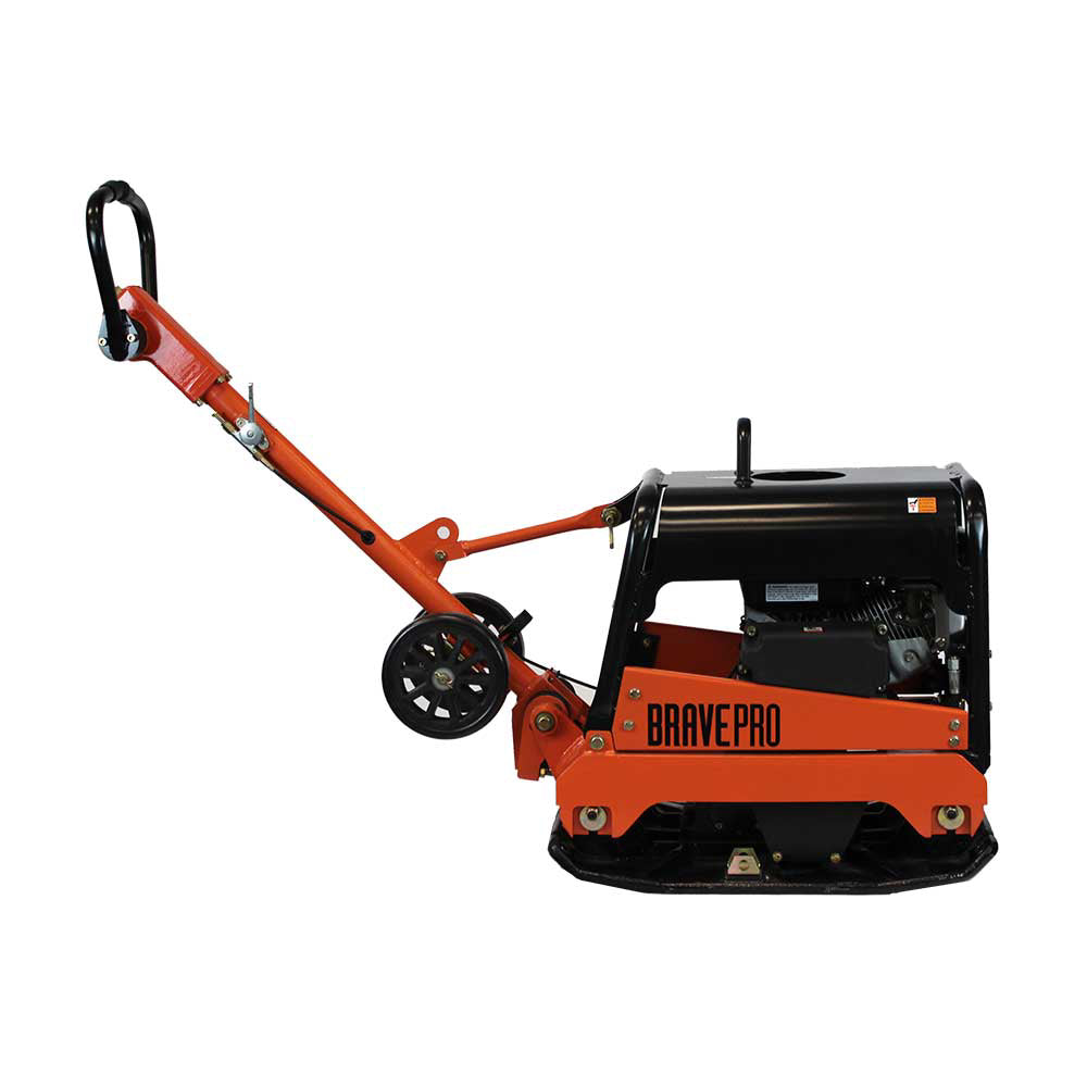 BravePro Reversible Plate Compactor | 20 In. | Wheel Kit | Honda GX200