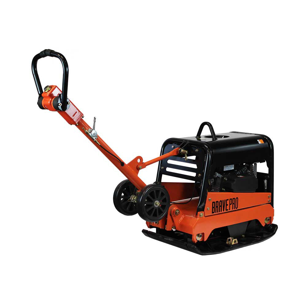 BravePro Reversible Plate Compactor | 20 In. | Wheel Kit | Honda GX200