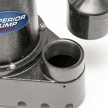 Superior Sump Pump | 1/3 HP | Cast Iron | 1-1/2-In. NPT | 2760 GPH