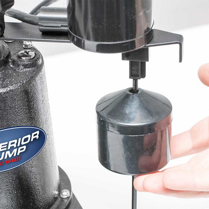 Superior Sump Pump | 1/3 HP | Cast Iron | 1-1/2-In. NPT | 2760 GPH