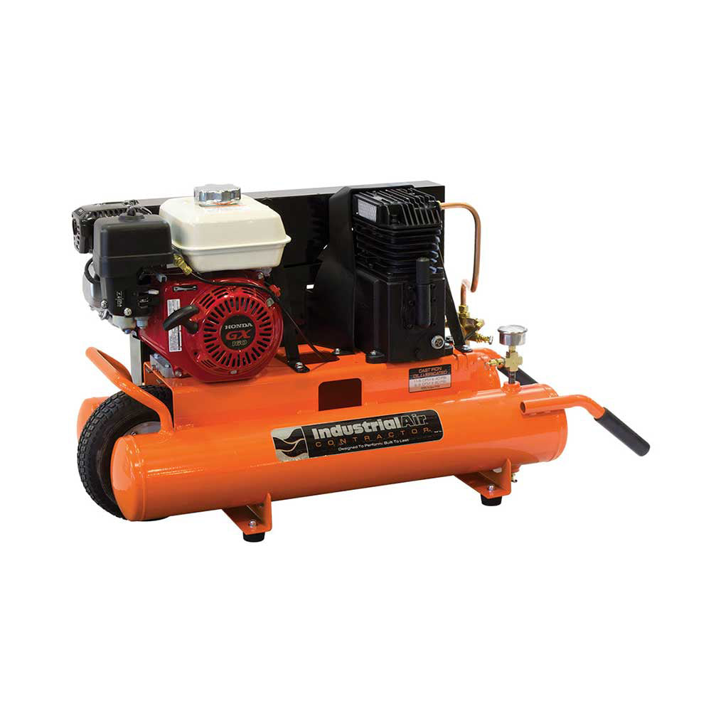 Industrial Air 8-Gallon Air Compressor | Wheelbarrow Style | 9.9 CFM @ 90 PSI | Honda GX160