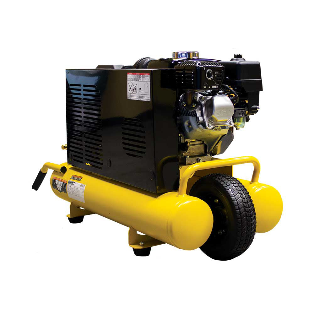 DeWalt 8-Gallon Air Compressor | Wheelbarrow Style | 9.9 CFM @ 90 PSI | Honda GX160
