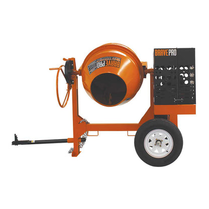 BravePro Concrete Mixer | 9 Cu. Ft. Steel Drum | Honda GX270