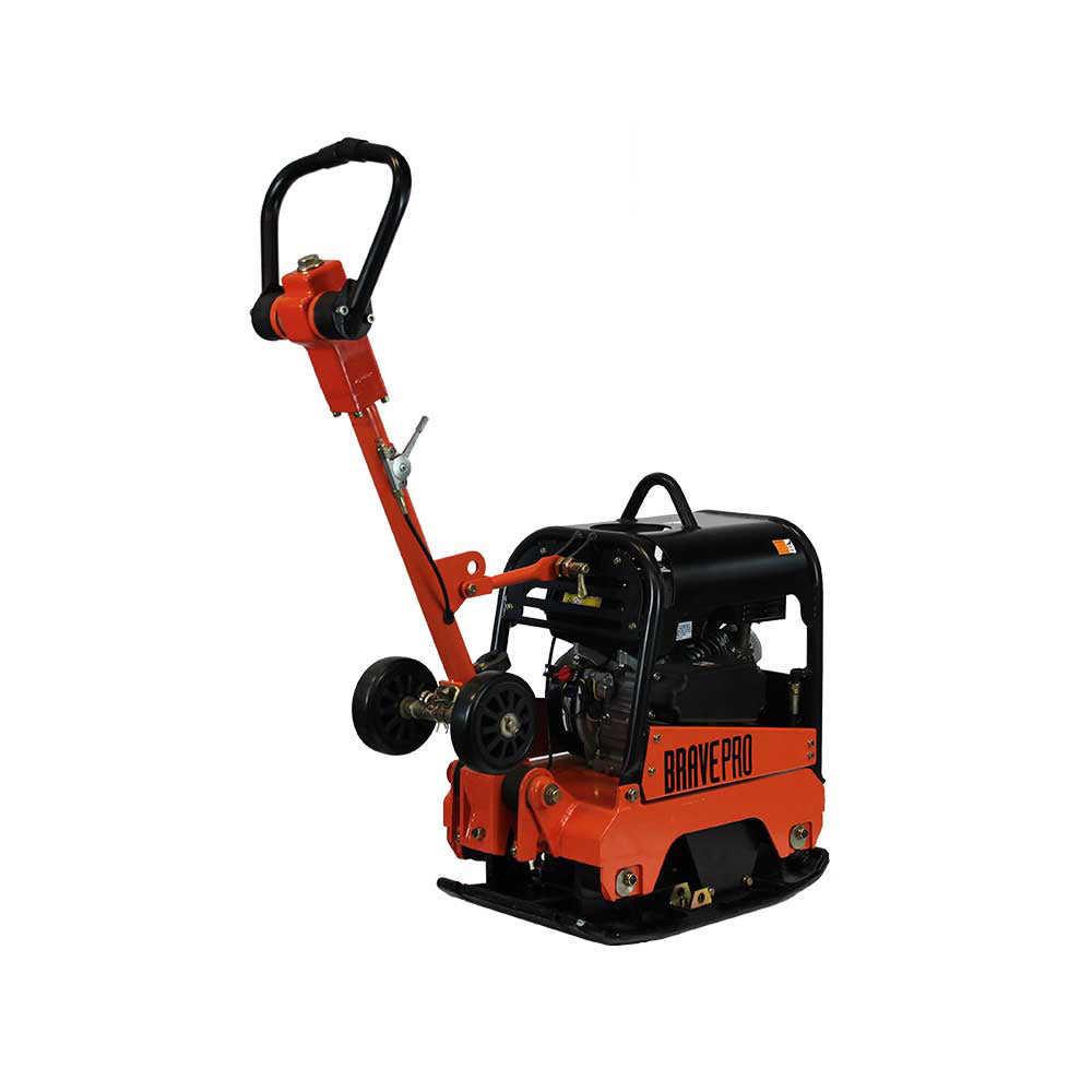 BravePro Reversible Plate Compactor | 15 In. | Wheel Kit | Honda GX160