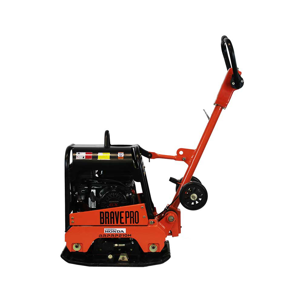 BravePro Reversible Plate Compactor | 15 In. | Wheel Kit | Honda GX160