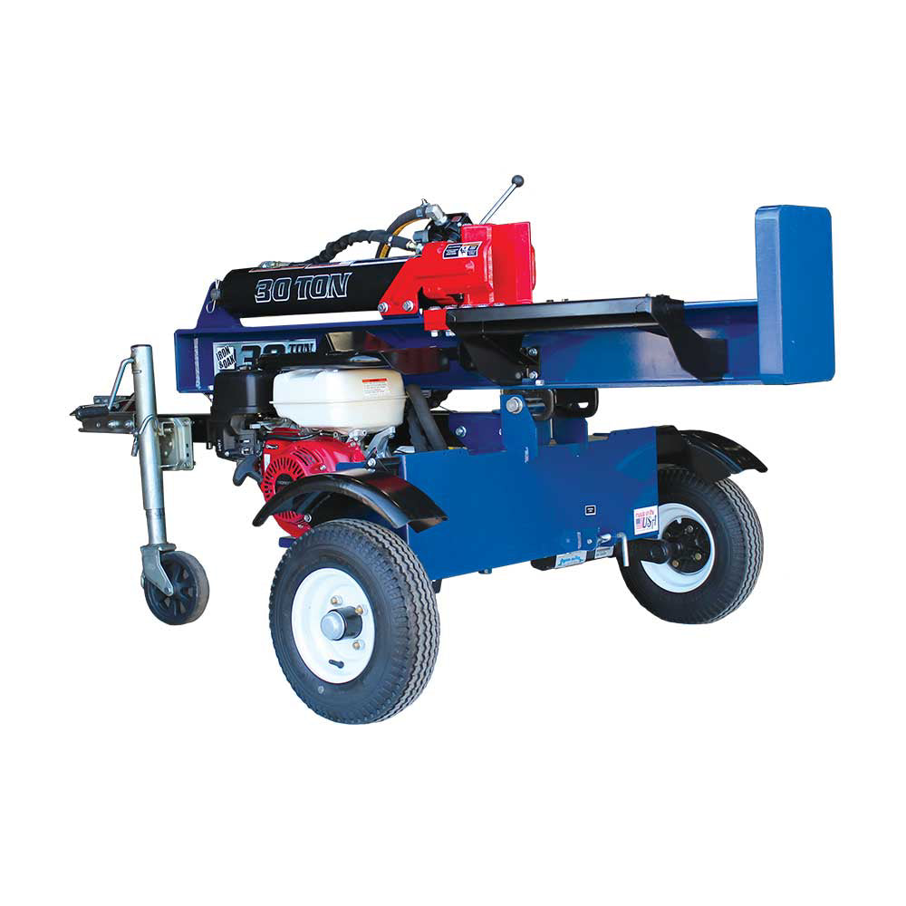 Iron & Oak Log Splitter | 30-Ton | Torsion Axle | Honda GX270