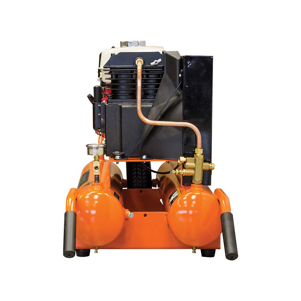 Industrial Air 8-Gallon Air Compressor | Wheelbarrow Style | 9.9 CFM @ 90 PSI | Honda GX160