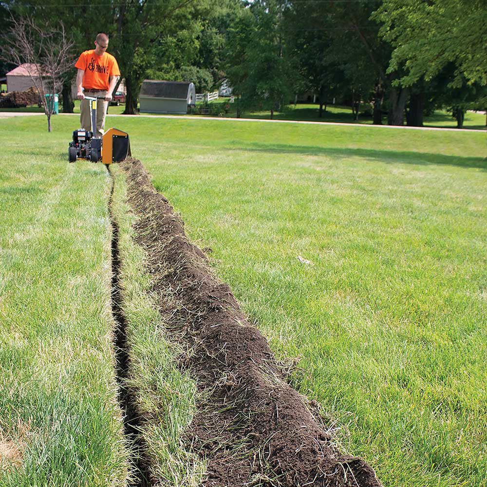 BravePro Trencher | 7 in. x 2 in. Clay Rotor | Honda GX200