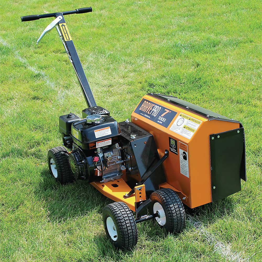 BravePro Trencher | 7 in. x 2 in. Clay Rotor | Honda GX200