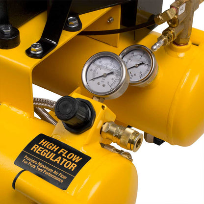 DeWalt 8-Gallon Air Compressor | Wheelbarrow Style | 9.9 CFM @ 90 PSI | Honda GX160