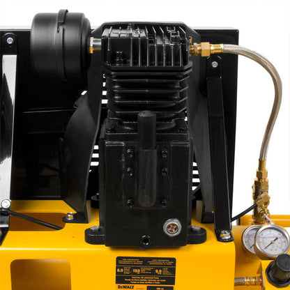 DeWalt 8-Gallon Air Compressor | Wheelbarrow Style | 9.9 CFM @ 90 PSI | Honda GX160