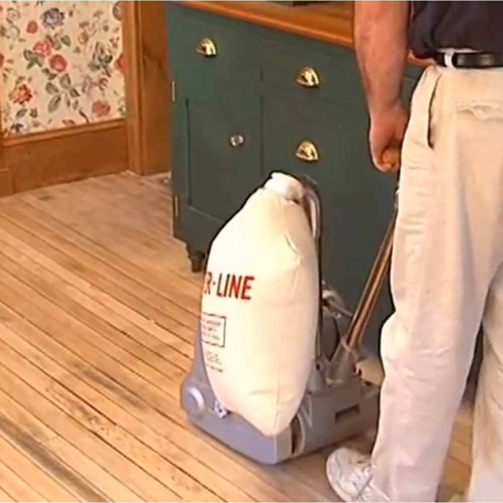 Essex-Silver Line Floor Sander | 1.5 HP | Red rubber drum