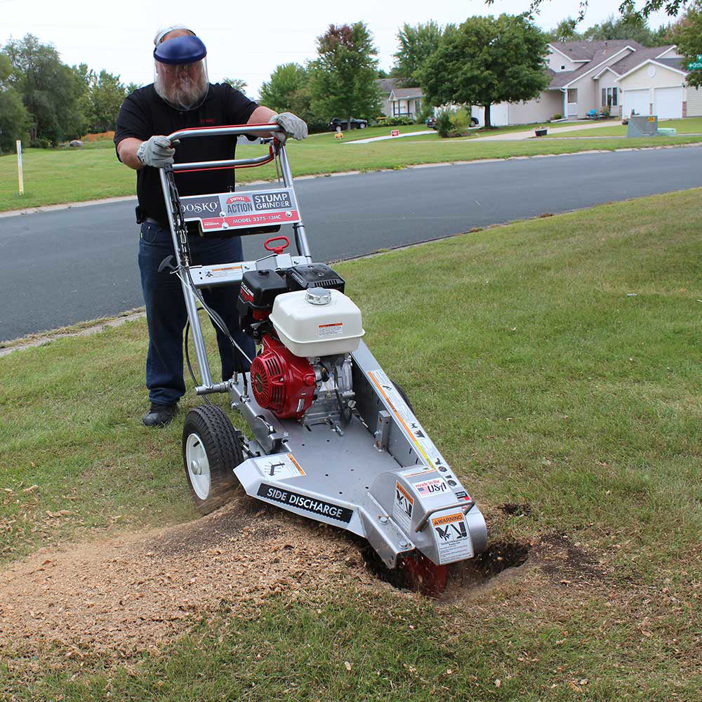 Dosko Swivel Stump Grinder | 13 HP Walk-Behind | Honda GX390