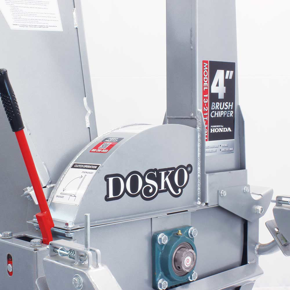 Dosko Brush Chipper | 4-In. | Honda GX390