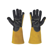 Klutch Cut-Res Cowhide Mig Welding Glove Gold/Black Pair