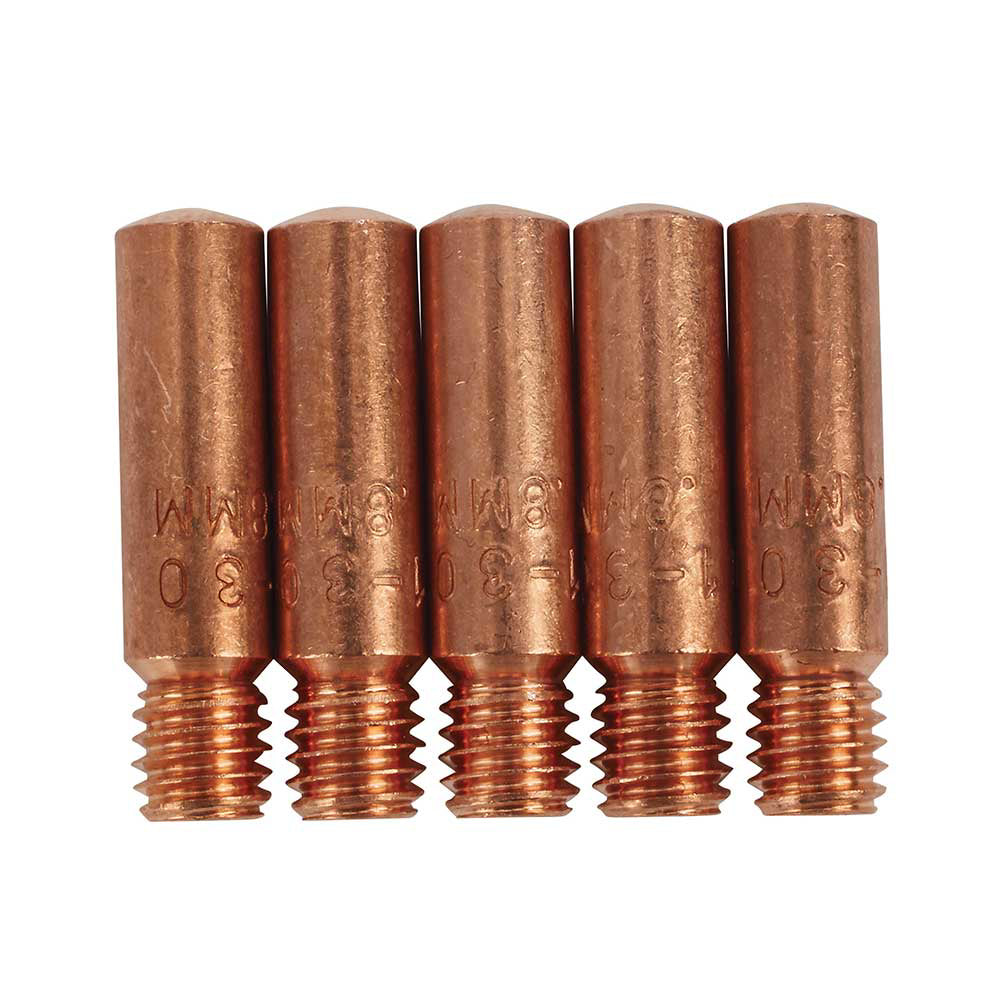 Klutch Welding Contact Tips | 5-Pack .030-In. | Tweco Style 1