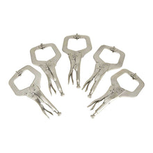 Klutch Locking C-Clamp Set 5Pc 11-In. Long