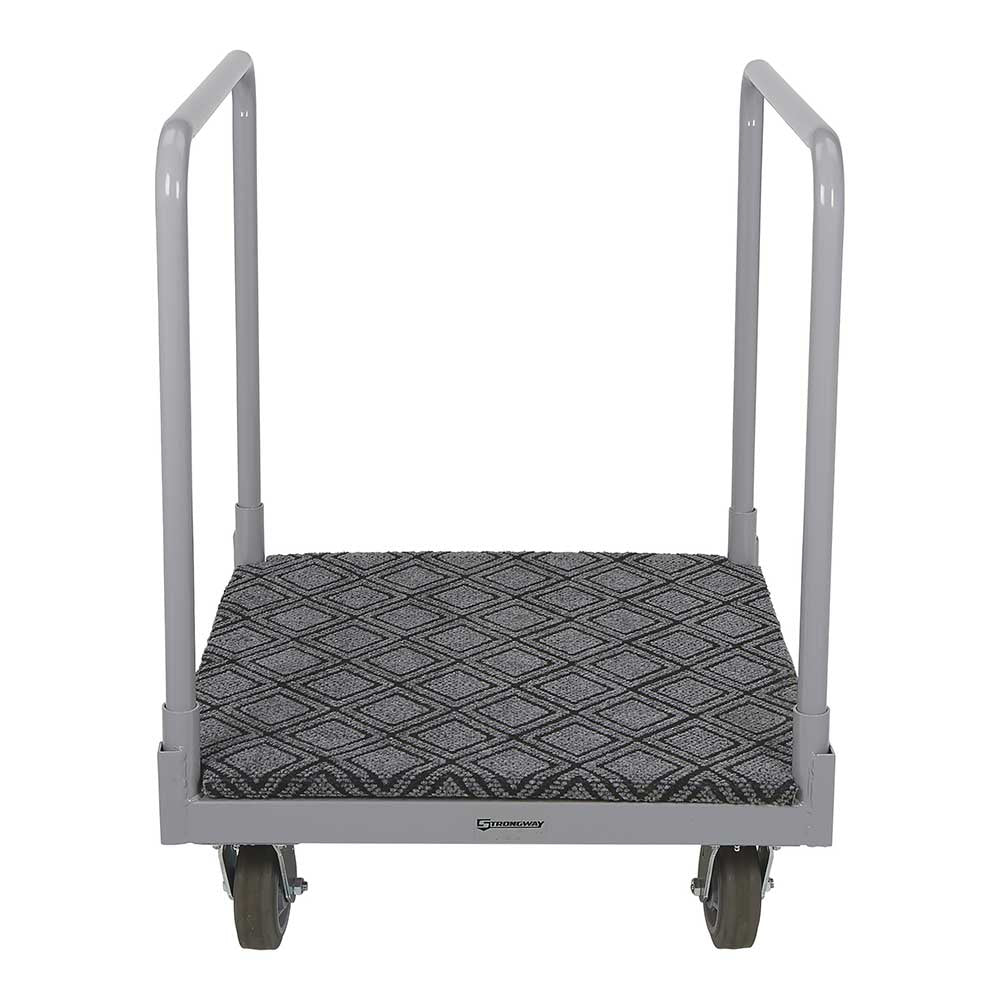 Strongway 4-Wheel Cart | Carpeted Deck | 1600-Lb. Capacity