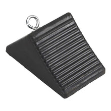 Ironton Nylon Reinforced Rubber Wheel Chock with Eyebolt