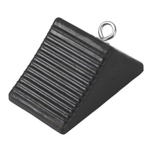 Ironton Nylon Reinforced Rubber Wheel Chock with Eyebolt
