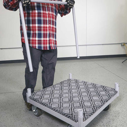 Strongway 4-Wheel Cart | Carpeted Deck | 1600-Lb. Capacity