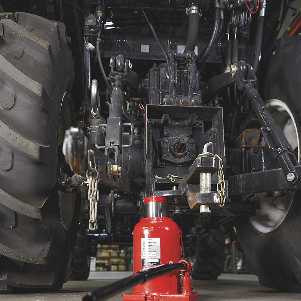 Strongway 50-Ton Hydraulic Bottle Jack | Welded Base