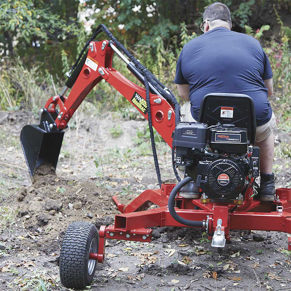 NorTrac Trencher 10-In. Bucket Attachment | Fits NorTrac Towable Trencher