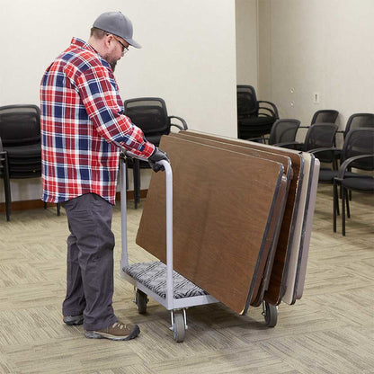 Strongway 4-Wheel Cart | Carpeted Deck | 1600-Lb. Capacity