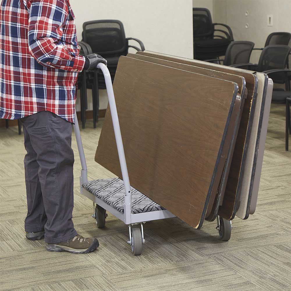 Strongway 4-Wheel Cart | Carpeted Deck | 1600-Lb. Capacity