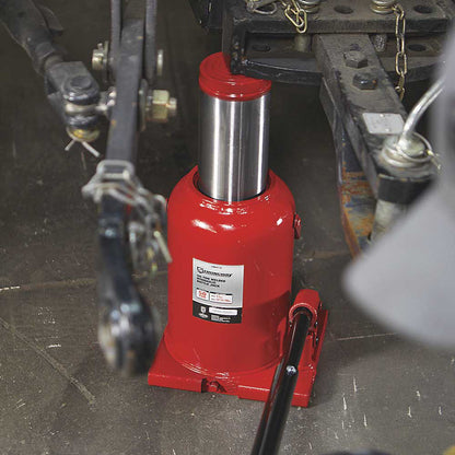 Strongway 50-Ton Hydraulic Bottle Jack | Welded Base