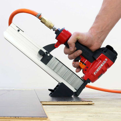 Powernail Pneumatic 18 Gauge Narrow Crown Flooring Stapler | Trigger pull