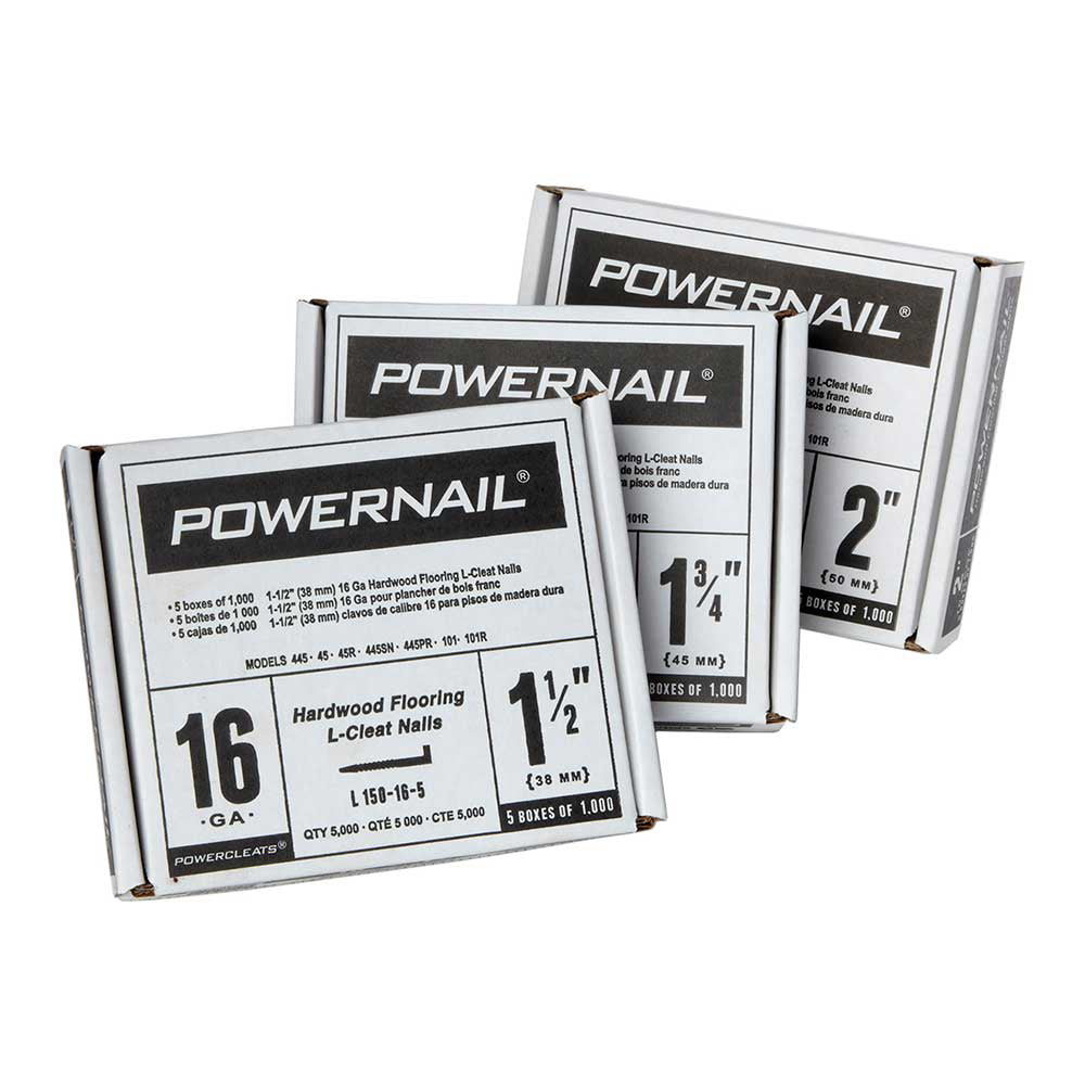 Powernail PowerCleats | 1-1/2-In. L-Cleats | 16 Gauge |  Case of 5,000