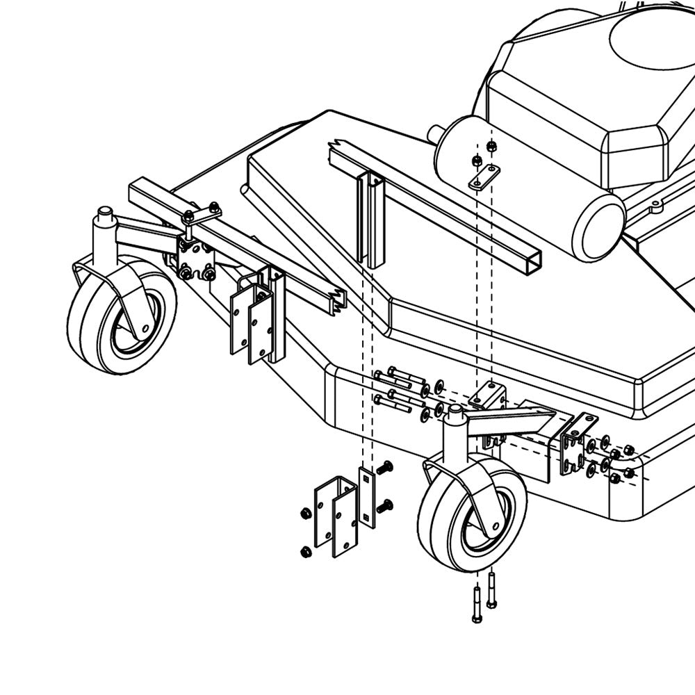 Jrco Mount Bar Kit | Cub Cadet Proz100 Ultima
