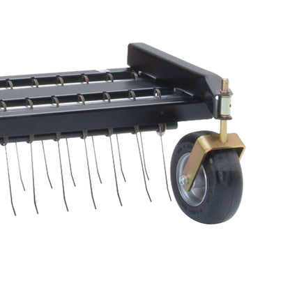 Jrco 60-In. Tine Rake Dethatcher | Heavy Duty Wheels | Mount Bar | Husky Xp Snapperr Pro
