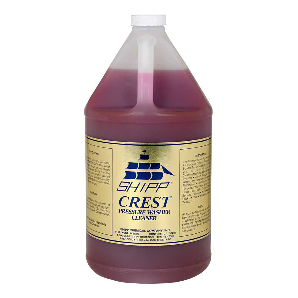 Crest Pressure Washer Cleaner 1 Gallon | Case of 4