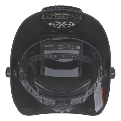 Klutch MonsterView 1400 Auto-Darkening Welding Helmet With Light and Fan