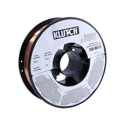 Klutch ER70S-6 Carbon MIG Welding Wire 11-Lb. Spool, Size 0.035-In.