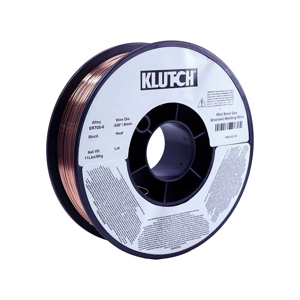 Klutch ER70S-6 Carbon MIG Welding Wire 11-Lb. Spool, Size 0.030-In.