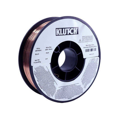 Klutch ER70S-6 Carbon MIG Welding Wire 11-Lb. Spool, Size 0.030-In.