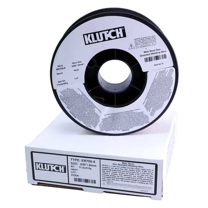 Klutch ER70S-6 Carbon MIG Welding Wire 11-Lb. Spool, Size 0.030-In.