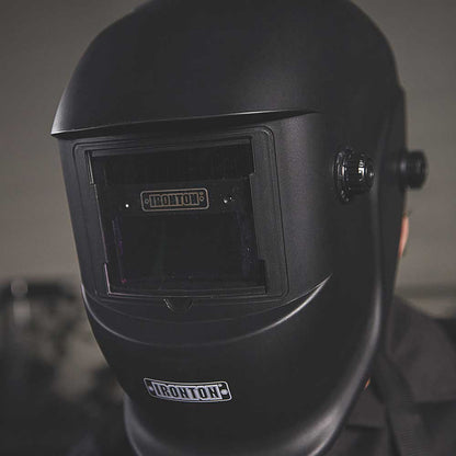 Ironton Auto Darkening Welding Helmet With Grind Mode | LG Blk