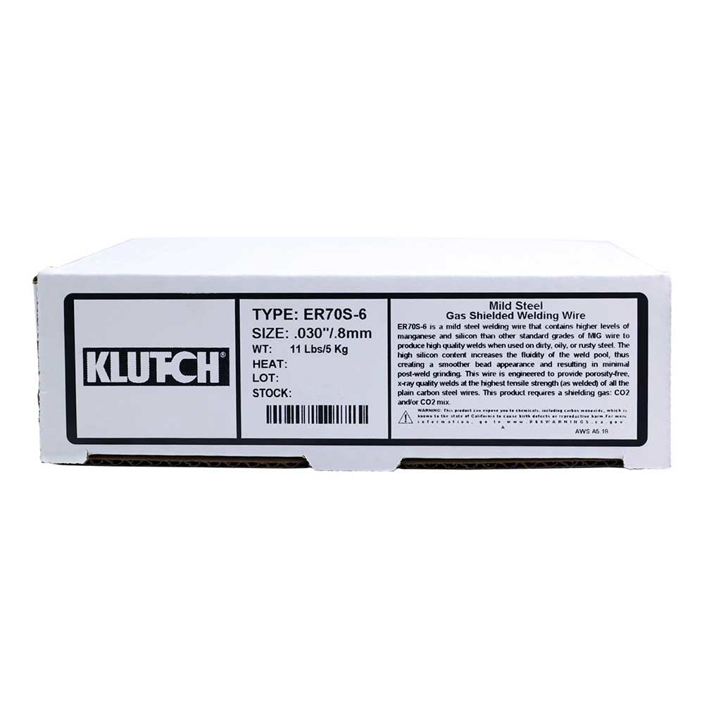 Klutch ER70S-6 Carbon MIG Welding Wire 11-Lb. Spool, Size 0.030-In.