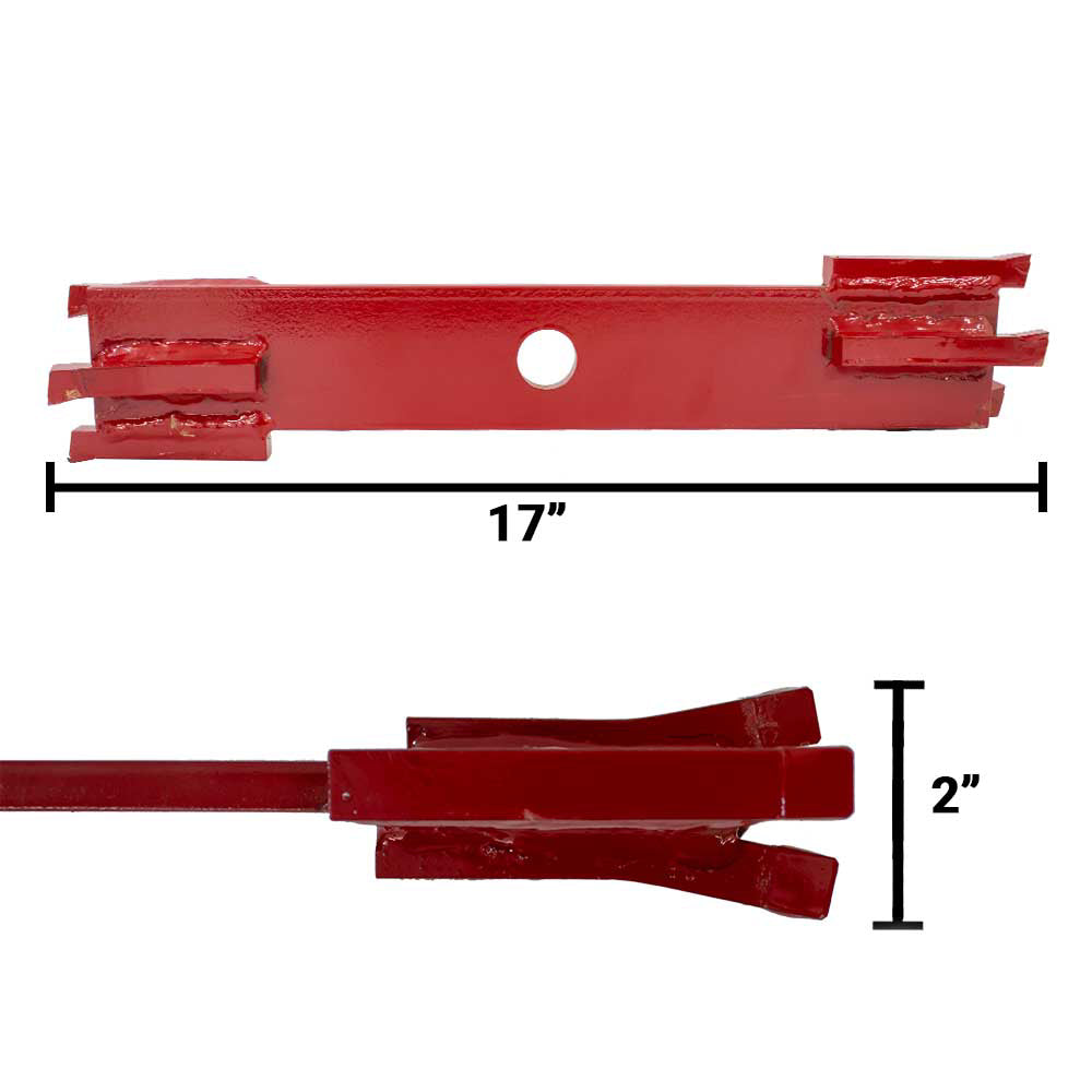 Brown | Clay Rotor | 5-In. X 2-In. | 3 Point