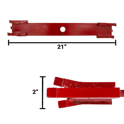 Brown | Clay Rotor | 7-In. X 2-In. | 3 Point