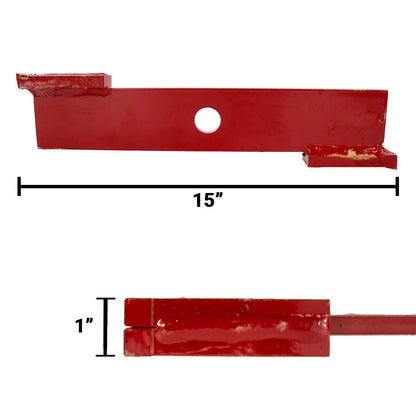 Brown | Clay Rotor | 4-In. X 1-In. | 2 Point