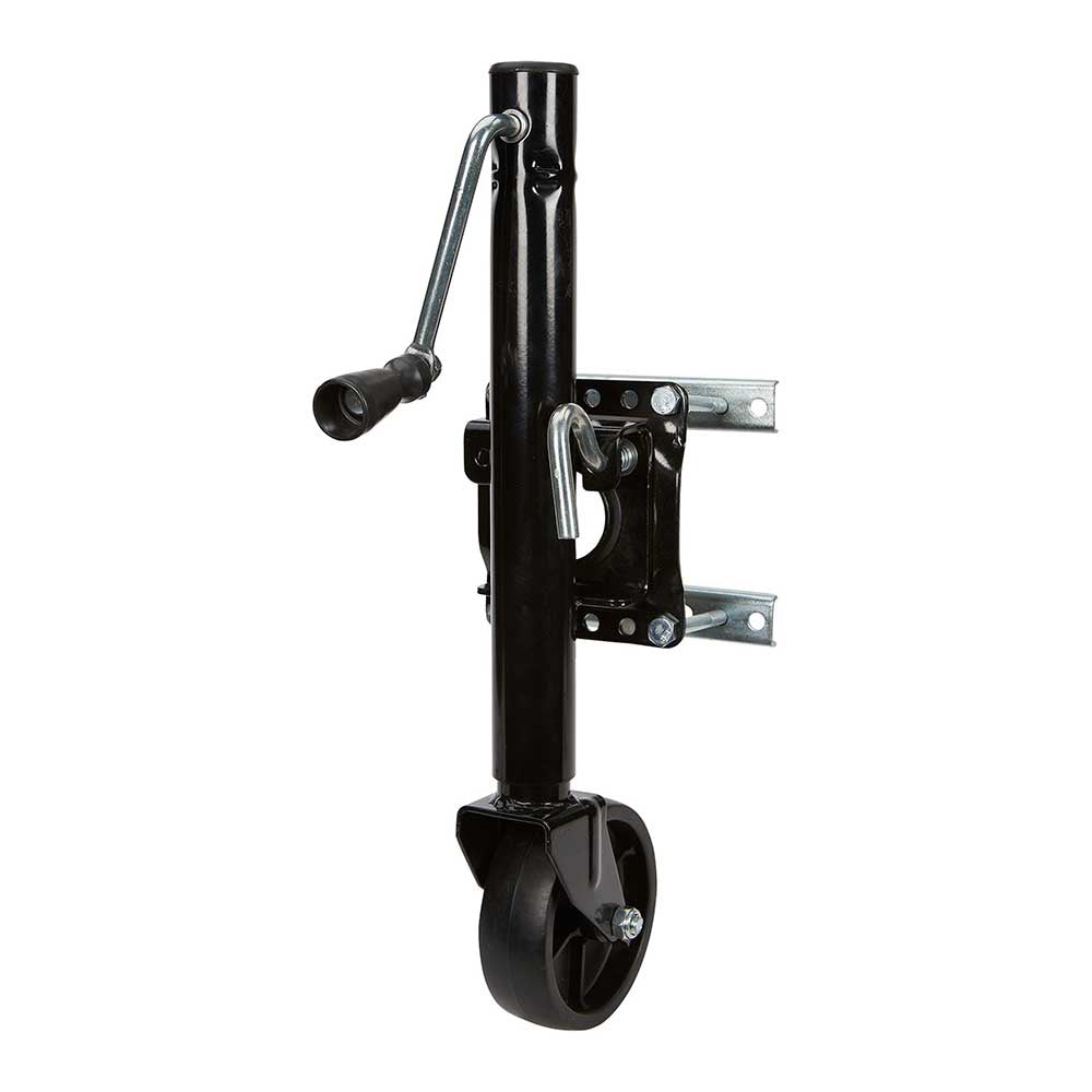 Ironton Bolt-On Sidewind Marine Swivel Jack | 1,000-Lb. Cap | Black