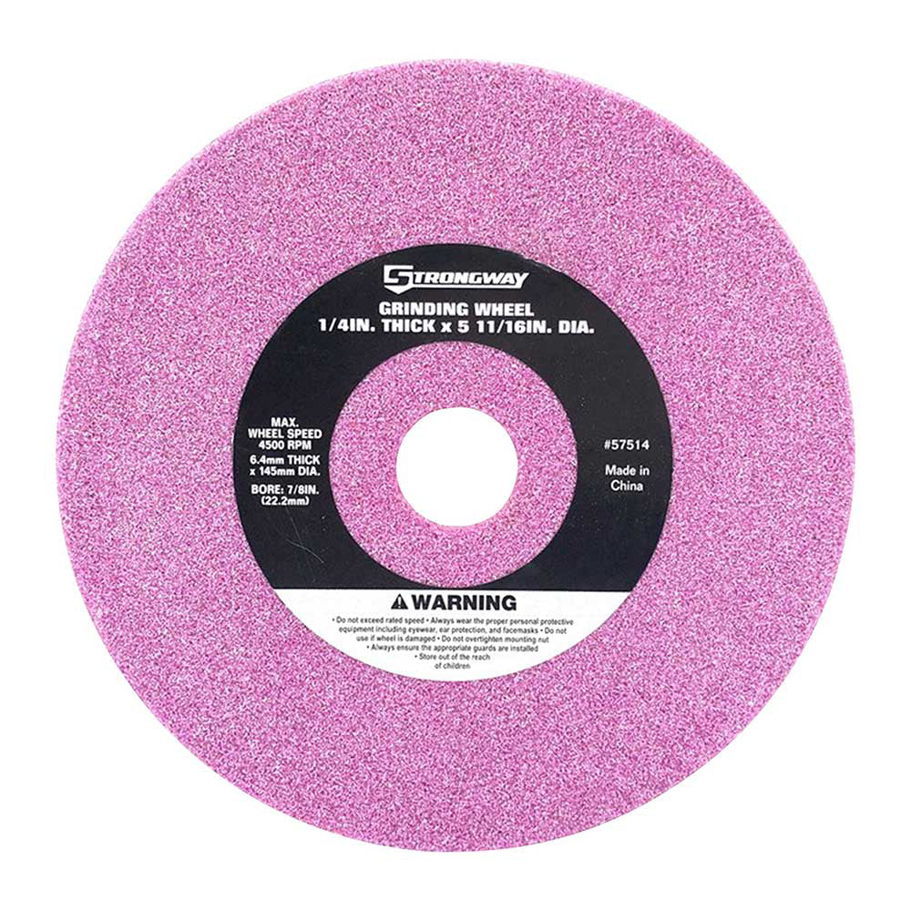 Strongway Grinding Wheel | 1/4-In. Thick x 5 11/16-In. Diameter