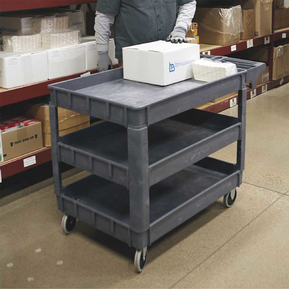 Ironton Utility Cart | 500-Lb. Capacity | 46-In. W x 25-In. D x 32-In. H